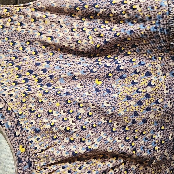 Boden Tan & Purple Print Margot Jersey Dress sz 8 - Picture 7 of 7